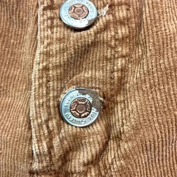 Vintage 70s wide leg back buckle corduroy - Picture 7 of 8